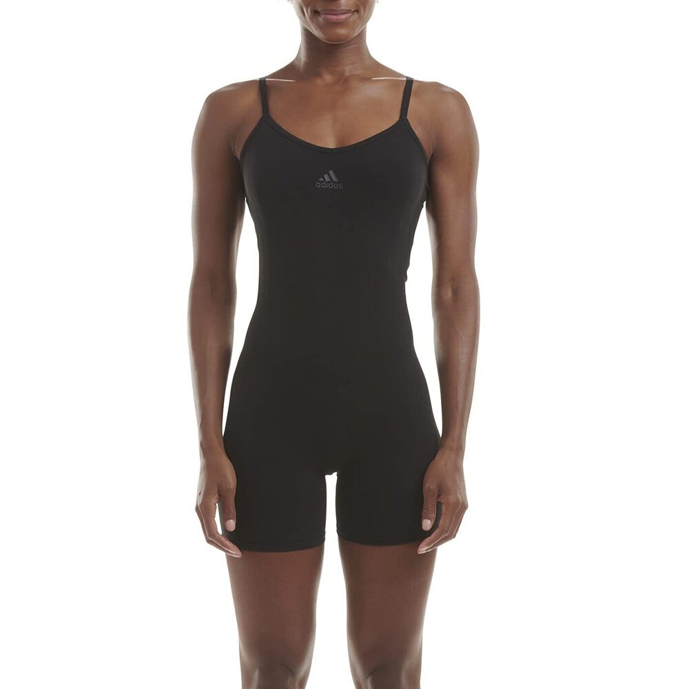 adidas Women's 720 Seamless Boy Leg Bodysuit, black, L